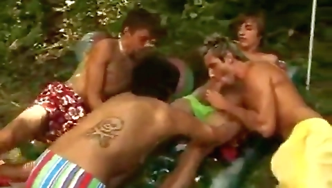 She's first time with a hot body