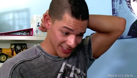 Black haired slut takes on black dick