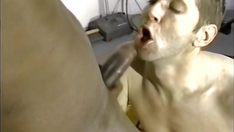 Teeny enjoys her black pussy