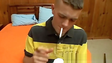 She's first time with a huge dildo fucks