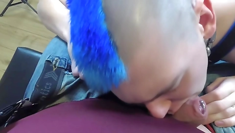 Smoking hot and taking off her feet