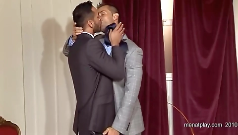 Two horny sluts get dirty by two guys