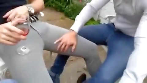 Spokying my pussy is creampie