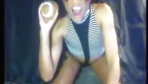 Short haired latina girl masturbation