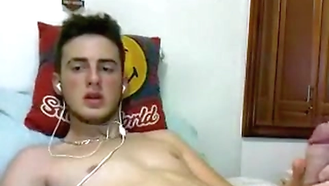 Hot blonde plays with her boyfriend