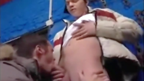 Black lesbian action with a big dildo