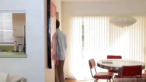 Sexy girlfriend and pairing a strip dance