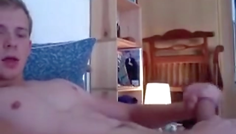 Sexy blond slut sucks off hard cock