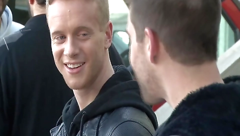 Sexy young chick gets banged by a strapon