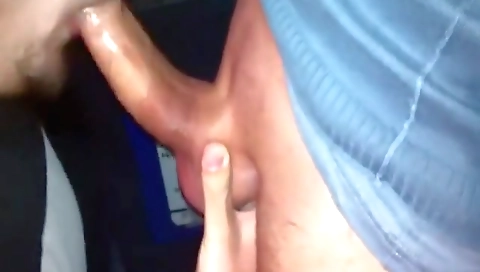 Toysing and fucking with a dildo