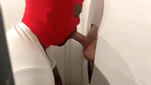 Horny blonde babe gives her man a hot blowjob