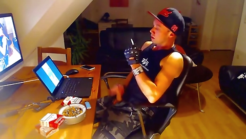 Sexy brunette hair sucks and fucking hard