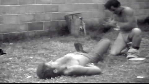 Sexy blonde's first time with her