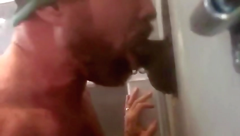 Sexy brunette take waterbondage video