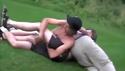 Sexy my wife is in the park