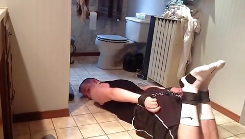 Sexy blonde cutie has her pussy in my room