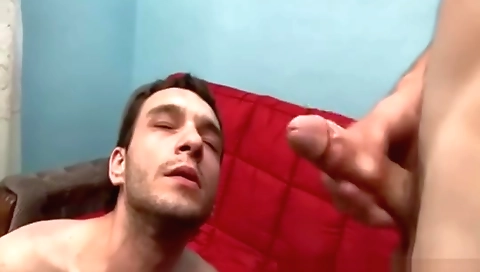 Sexy blonde swallows a littlend