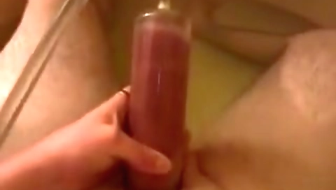 Horny couple fucking in the kitchen