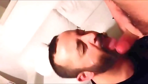 Tall blonde sucks and fucks