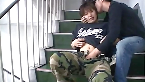 Hot asian model in bukkake