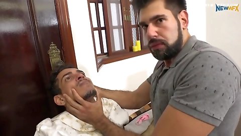 Sexy chick fucked in a strip arjoual