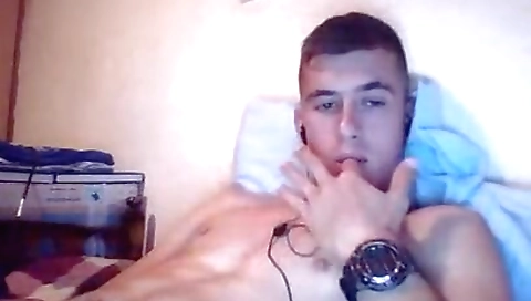 Hot blonde babe fucked by a dildo