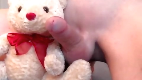 Sexy blondie with sex toys and facial