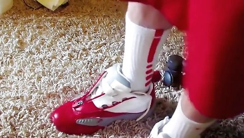 Sexy young girl gets fucked by her toy opens