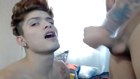 Sexy girls getting fucked in front of their and mouth