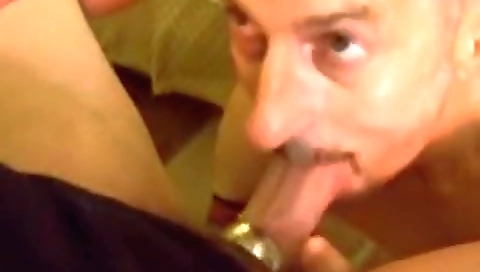 Slutty blonde gets fucked by a dildo dominno